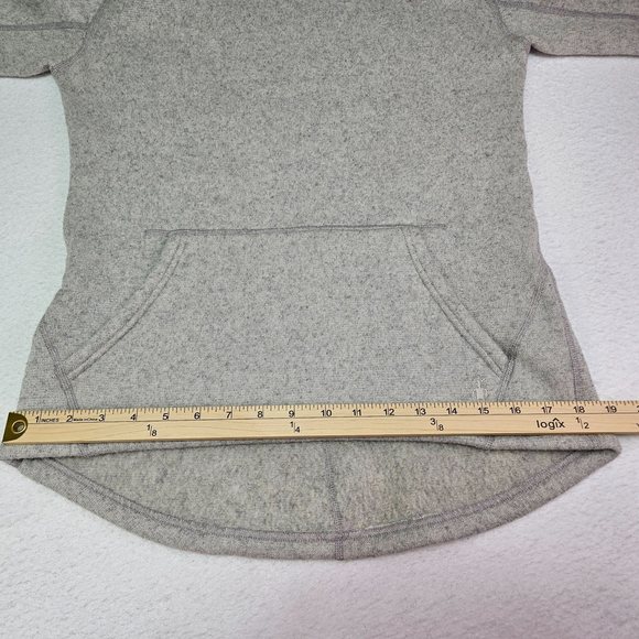 Smartwool Cozy Lodge Funnel Neck Pullover Womens M Wool Blend Gray SW017030 - Picture 6 of 13